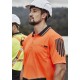 Mens Hi Vis Flux Short Sleeve Polo - ZH315