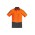 Mens Hi Vis Flux Short Sleeve Polo - ZH315 - Orange/Charcoal