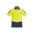 Mens Hi Vis Flux Short Sleeve Polo - ZH315 - Yellow/Navy