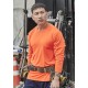 Mens Hi Vis Long Sleeve Tee - ZH390