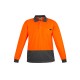 Mens Hi Vis Comfort Back Long Sleeve Polo - ZH410