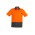 Mens Hi Vis Comfort Back Short Sleeve Polo - ZH415 - Orange/Charcoal