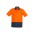 Mens Hi Vis Comfort Back Short Sleeve Polo - ZH415 - Orange/Navy