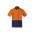 Mens Hi Vis Cotton Short Sleeve Polo - ZH435 - Orange/Navy