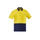 Mens Hi Vis Cotton Short Sleeve Polo - ZH435
