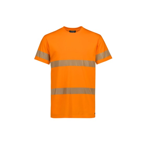 Mens Hi Vis Segmented Tape Cotton Tee Shirt - ZH510