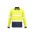 Unisex Hi Vis Segmented Tape Long Sleeve Polo - ZH530 - Yellow/Navy