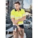 Unisex Hi Vis Segmented Tape Short Sleeve Polo - ZH535