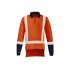 Mens Orange Flame TTMC-W23 X Back Taped Polo - ZH670