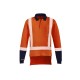 Mens Orange Flame TTMC-W23 X Back Taped Polo - ZH670