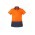 Womens Hi Vis Basic Short Sleeve Polo - ZH731 - Orange/Navy