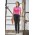 Womens Hi Vis Basic Short Sleeve Polo - ZH731 - Pink/Navy
