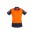 Womens Hi Vis Zone Short Sleeve Polo - ZHL236 - Orange/Navy