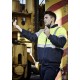 Mens Hi Vis Quilted Flying Jacket - ZJ351