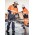 Mens Hi Vis Taped Storm Pant - ZJ352 - Navy