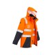 Mens Hi Vis 4 In 1 Waterproof Jacket - ZJ532