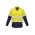 Mens Hi Vis Cotton Drill Jacket - ZJ590 - Yellow/Navy