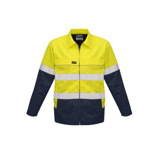 Mens Hi Vis Cotton Drill Jacket - ZJ590
