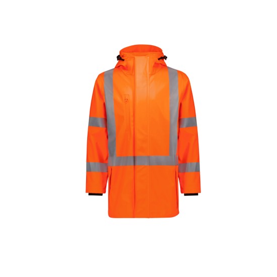 Mens TTMC-W23 Hi Vis X Back Heavy Duty Waterproof Jacket - ZJ620-NZ
