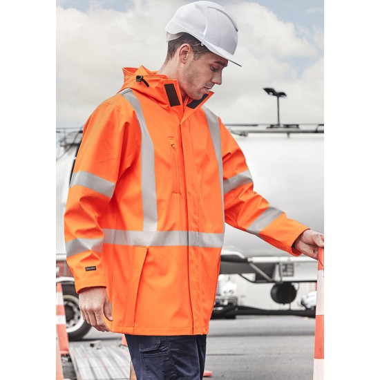 Mens TTMC-W23 Hi Vis X Back Heavy Duty Waterproof Jacket - ZJ620-NZ