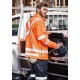 Unisex Hi Vis X Back 2 In 1 Softshell Jacket - ZJ680