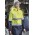 Womens Hi Vis Ultralite Waterproof Jacket - ZJ757 - Yellow/Navy