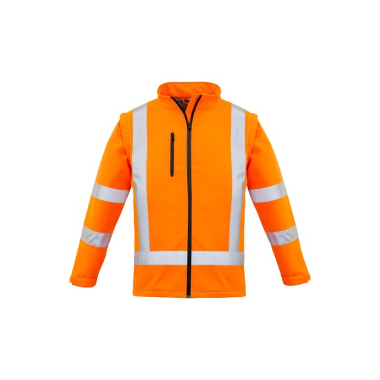 Womens Hi Vis NSW Rail X Back 2 In 1 Softshell Jacket - ZJ770