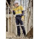 Mens Orange Flame Taped Cargo Pant (Stout) - ZP521S