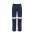 Mens Orange Flame Traditional Style Taped Work Pant - ZP523 - Navy