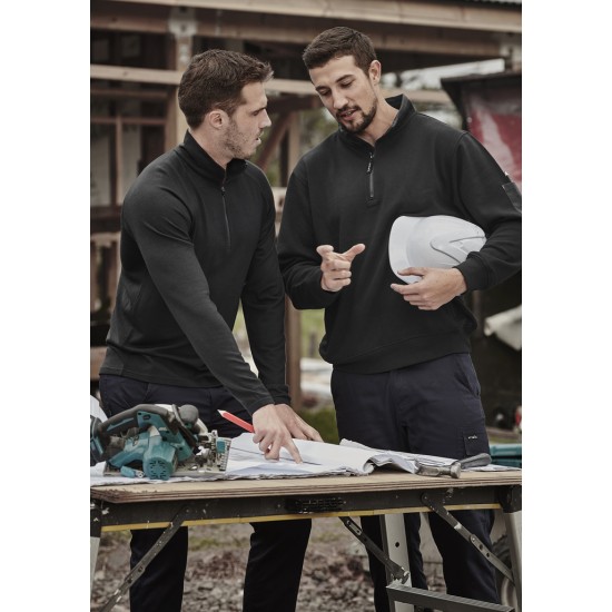 Unisex 1/4 Zip Brushed Fleece Pullover - ZT366