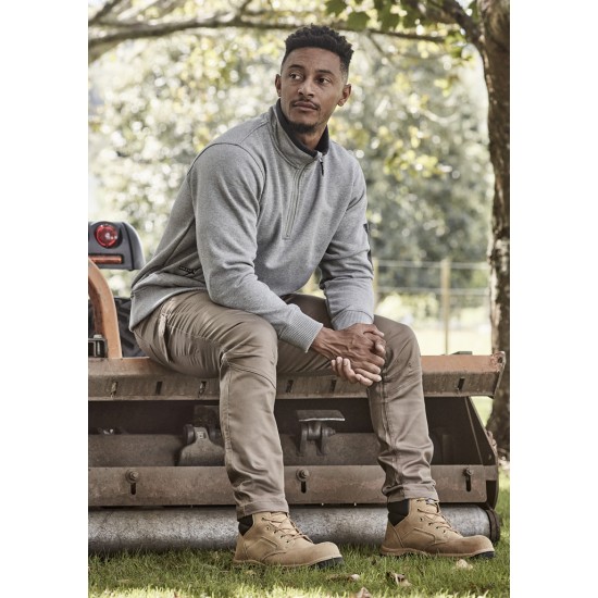Unisex 1/4 Zip Brushed Fleece Pullover - ZT366