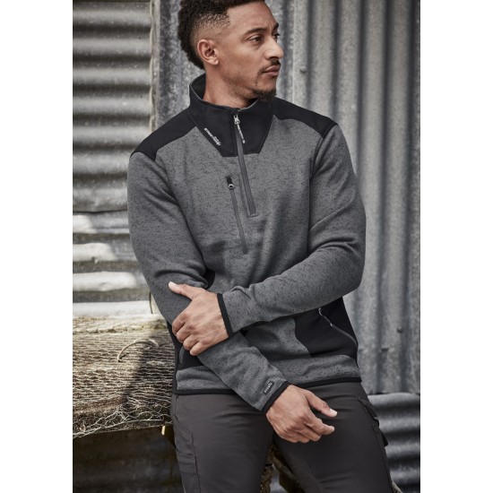 Unisex Streetworx Reinforced Knit 1/2 Zip Pullover - ZT380
