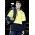 Unisex Hi Vis 1/2 Zip Polar Fleece Pullover - ZT460 - Yellow/Navy