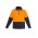 Unisex Hi Vis 1/2 Zip Polar Fleece Pullover - ZT460 - Orange/Navy
