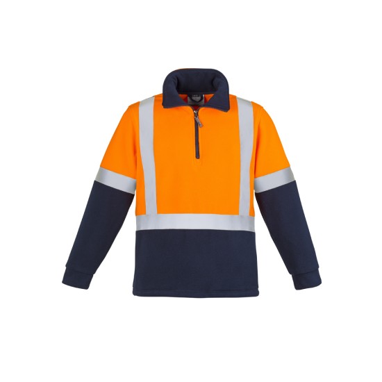Unisex Hi Vis Polar Fleece Pullover - Shoulder Taped - ZT462
