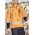 Mens TTMC-W23 Polar Fleece Pullover - ZT463 - Orange/Navy