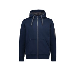 Unisex Zip Front Multi-Pocket Hoodie - ZT468