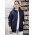 Unisex Zip Front Multi-Pocket Hoodie - ZT468 - Navy/Charcoal