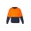 Unisex Hi Vis Crew Sweatshirt - ZT475 - Orange/Navy