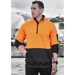Unisex Hi Vis 1/2 Zip Pullover - ZT476