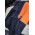 Unisex Hi Vis Textured Jacquard Hoodie - ZT477 - Orange/Navy