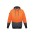 Unisex Hi Vis Textured Jacquard Hoodie - ZT477 - Orange/Charcoal