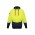 Unisex Hi Vis Textured Jacquard Hoodie - ZT477 - Yellow/Navy