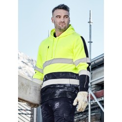 Unisex Hi Vis Stretch Taped Hoodie - ZT483