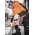 Unisex Hi Vis Pullover Hoodie - ZT484 - Orange/Black