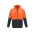 Unisex Hi Vis Full Zip Hoodie - ZT485 - Orange/Navy