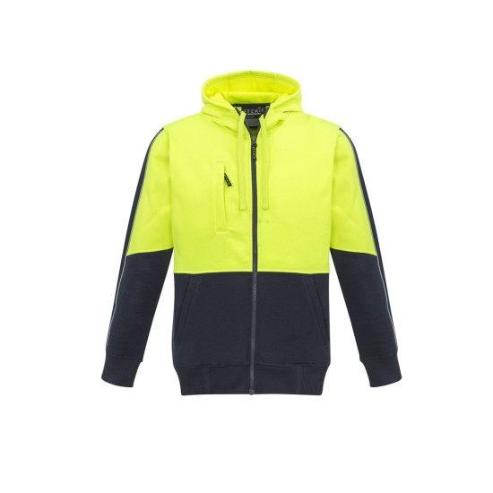 Unisex Hi Vis Full Zip Hoodie - ZT485