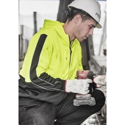 Unisex Hi Vis Full Zip Hoodie - ZT485