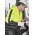Unisex Hi Vis Full Zip Hoodie - ZT485 - Yellow/Black