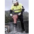 Unisex Hi Vis 1/4 Zip Pullover - Hoop Taped - ZT567